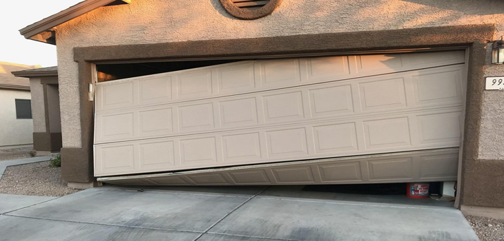 damaged garage door opener repair in Eagle Rock